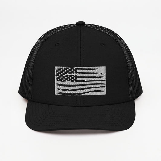 American Flag Trucker Cap
