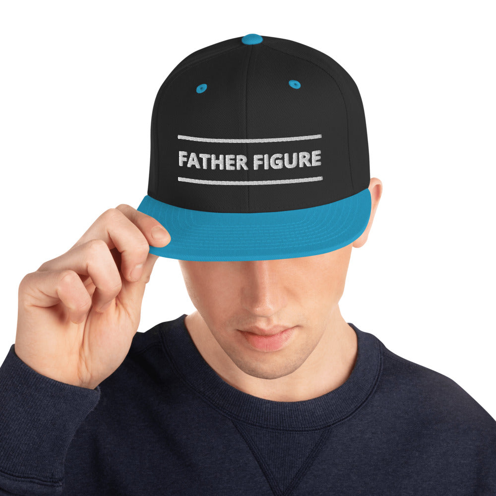Bold Father Figure Snapback Hat