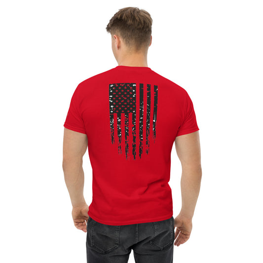 Men's Distressed American Tee