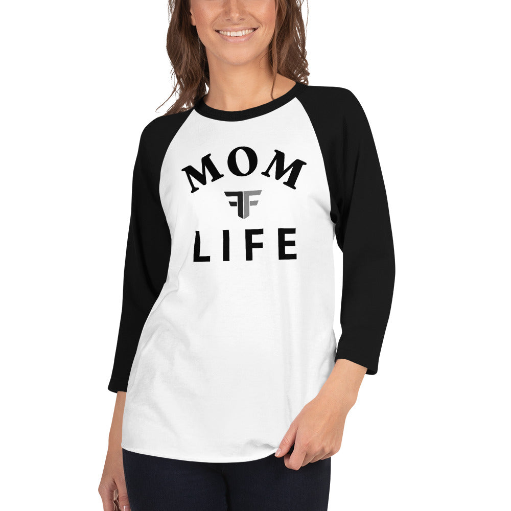 MOM LIFE Baseball Raglan