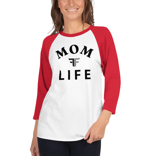 MOM LIFE Baseball Raglan
