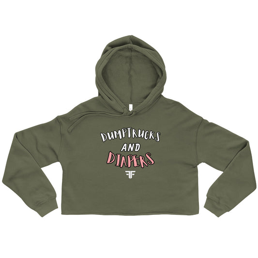 D & D Womens Crop Hoodie